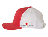 Red/White RWR Trucker Snapback Hat
