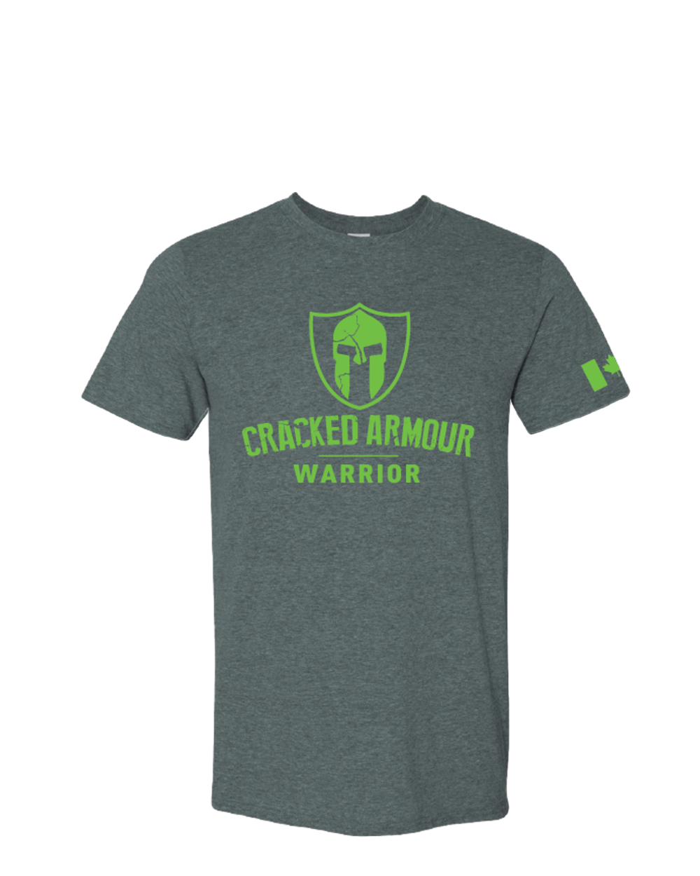 CA Tee - Warrior (Neon Green Print)