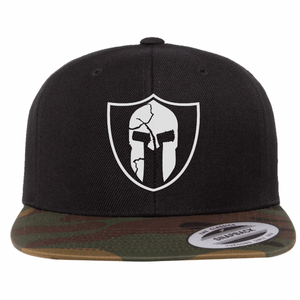 Black/Camo Flatbrim Snapback Hat