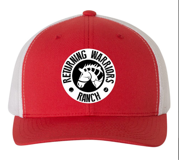 Red/White RWR Trucker Snapback Hat