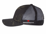 Camo Black RWR Trucker Snapback Hat